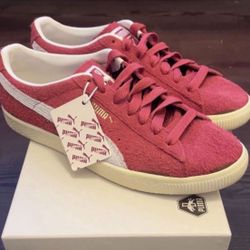 PUMA Suede VTG NeverWorn III - Club Red / Warm White (Men's 9.5)