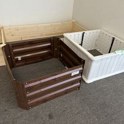New Plastic Or Metal Planter