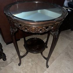Small Antique Round Table 
