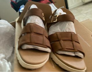 Dr scholls teapot brown sandals