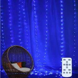 360LED Fairy Curtain Lights, 9.8x9.8Ft