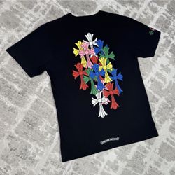 Chrome heart multi-color t shirt