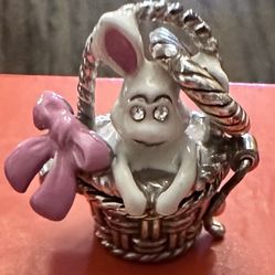 Brighton Bunny Basket Charm
