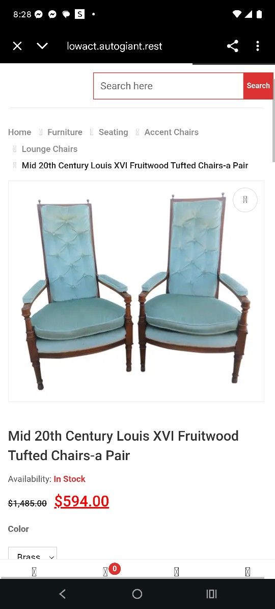 Old Victorian Chairs 