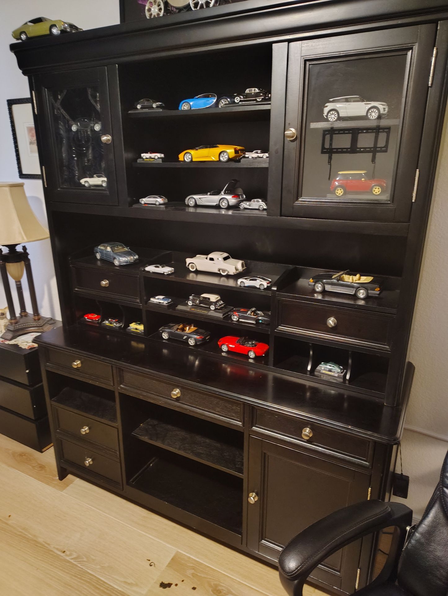 Desk and Hutch with Accessories