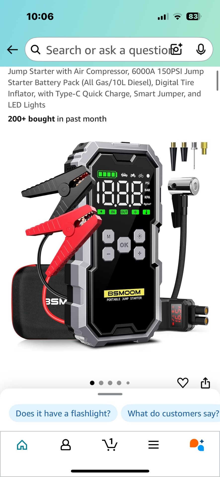 Car Jumper And Air Compressor