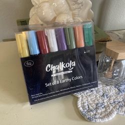 Chalkola Earth Color Series Paint Markers 6 MM Bullet Tip New