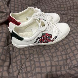Gucci Men's Ace embroidered "snake" | white |sneaker