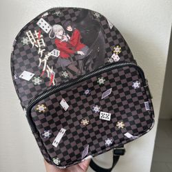 Hot Topic Kakegurui Yumeko & Kirari Checkered Mini Backpack