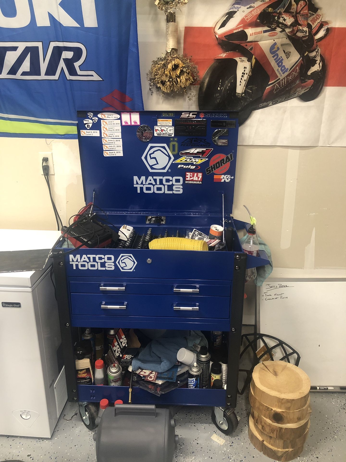 Matco 2 drawer cart