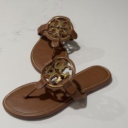 Tory Burch Brown Gold Logo  ( Different Size)