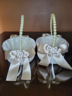 Large flower girl baskets
