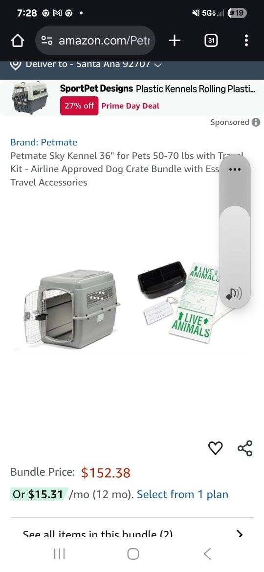 Large Travel Dog Crate