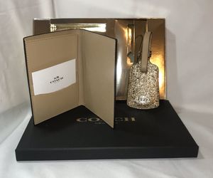 Coach Glitter Collection Passport Wallet And Luggage Tag