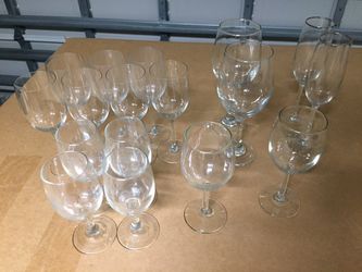 Assorted Avon Stemware