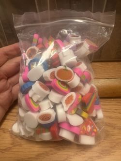 Party Favors And School Supplies Bag Of Erasers