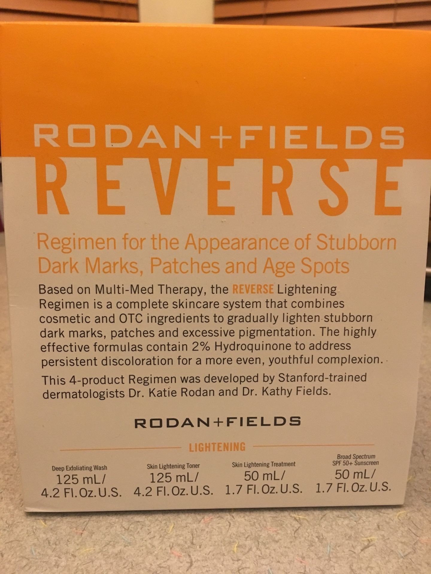 Rodan and Fields Reverse Lightening Regimen new