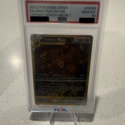 PSA 10 Crown Zenith Giratina 