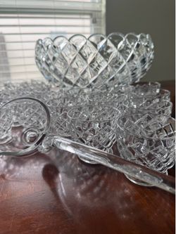 Antique Punch Bowl Set