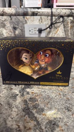 Funko Disney Princess Romance Series Belle & Beast Vinyl Figures
