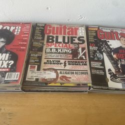 Lot Of Guitar One Magazines 