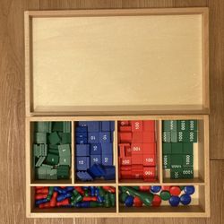Elite Montessori Math Numbers “Stamp Game” LIKE NEW