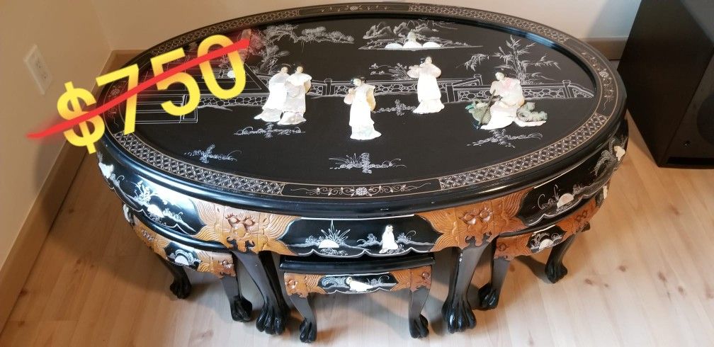 Genuine Accent Table Handcrafted