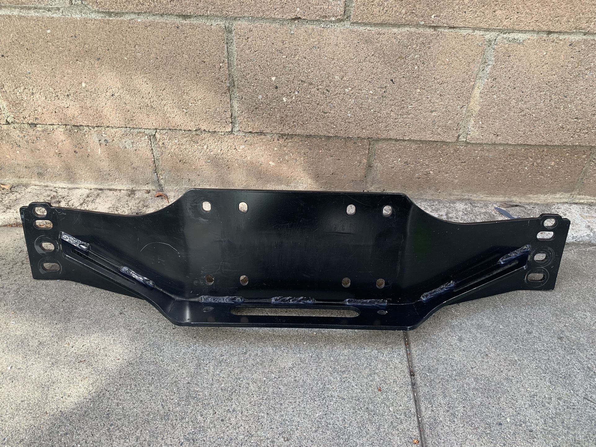 Universal Recovery Winch Mounting Plate Mount Bracket for Truck Trailer SUV 4WD