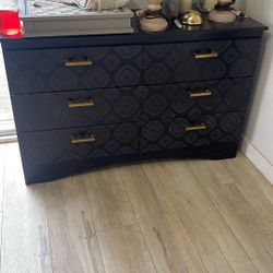 Dresser And Two Side Tables 