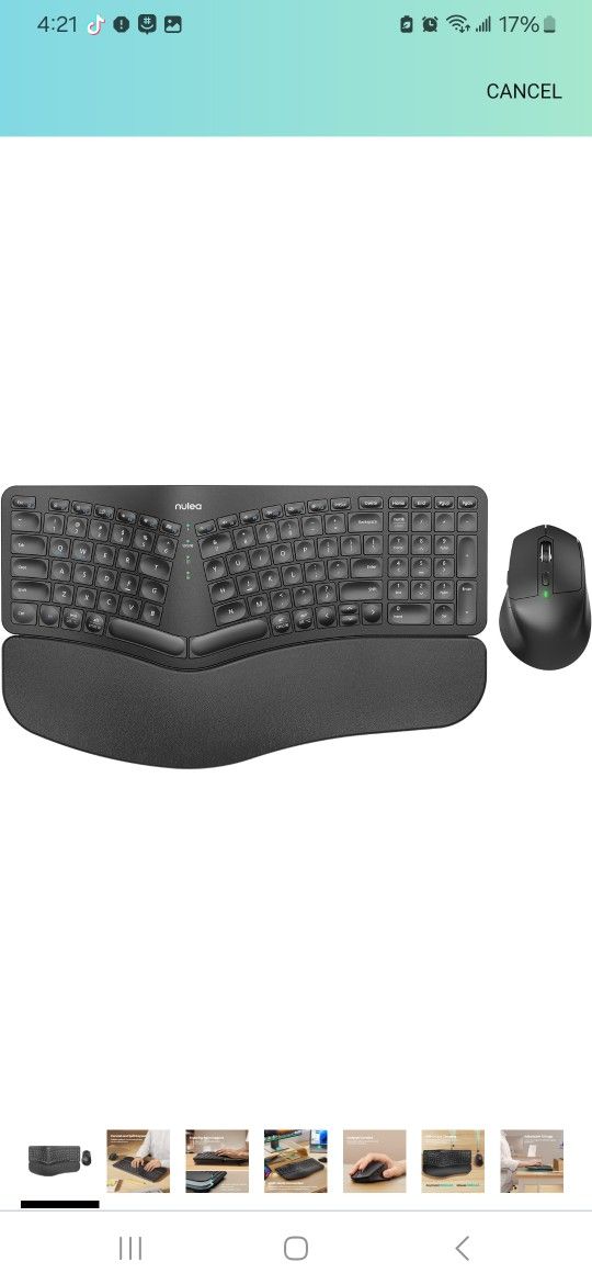 Wireless Keyboard And Mouse Combo $40