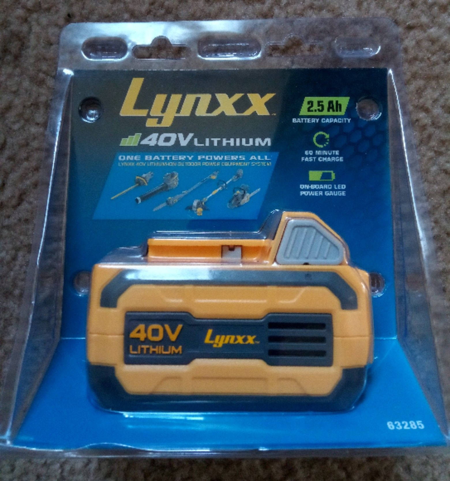 Lynxx 2024 chainsaw battery