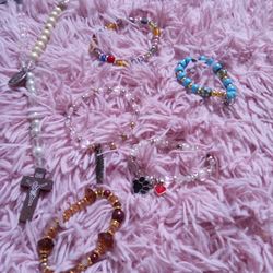 Rosary beads necklace n bracelets