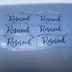 Reserved signs
