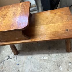 Ranch Oak  Mid Century  Side Tables