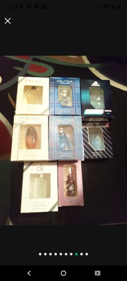 Perfume & Cologne 3 for $30. Calvin Klein Obsession 2 men or 2 women & 1 CK; 6 Nautica Blue & 2 Voyage; 3 Adidas Him. Brand New! ONLY $30.