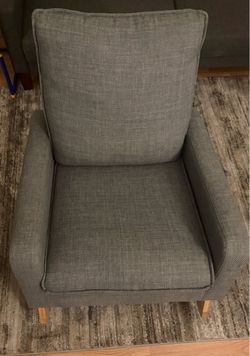 Grey Rocking Chair