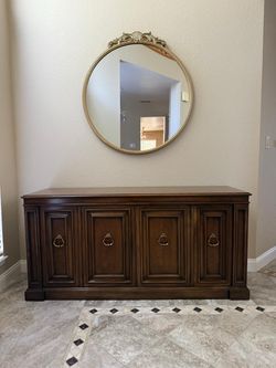 Large ornate mirror