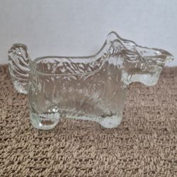 1930S POST CEREAL PREMIUM SCOTTIE GLASS CREAMER