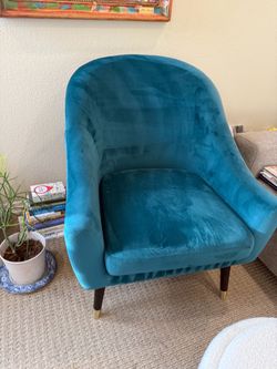 Roya Blue Arm Chair