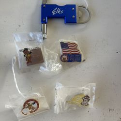 I Got A lot Of These Older ELKS Pin Backs Make Offer 