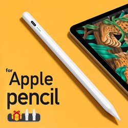 Apple Pencil Palm Rejection Power Display iPad Pencil Pen For iPad 2022 2021 2020 2019 2018 Pro Air Mini Specific Stylus