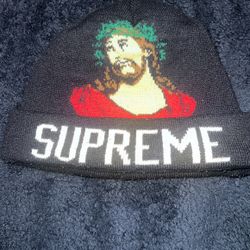 Rare Supreme Jesus Beanie