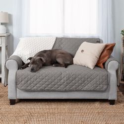 Grey Loveseat Cover