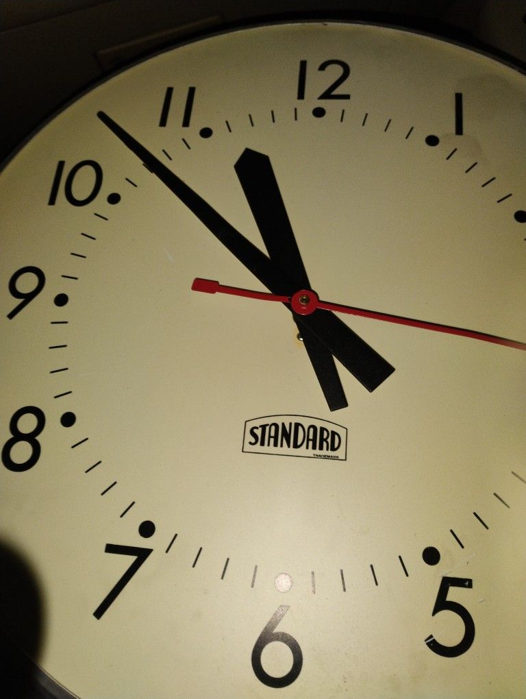 Vintage School Clock From Northwest Reading Pa