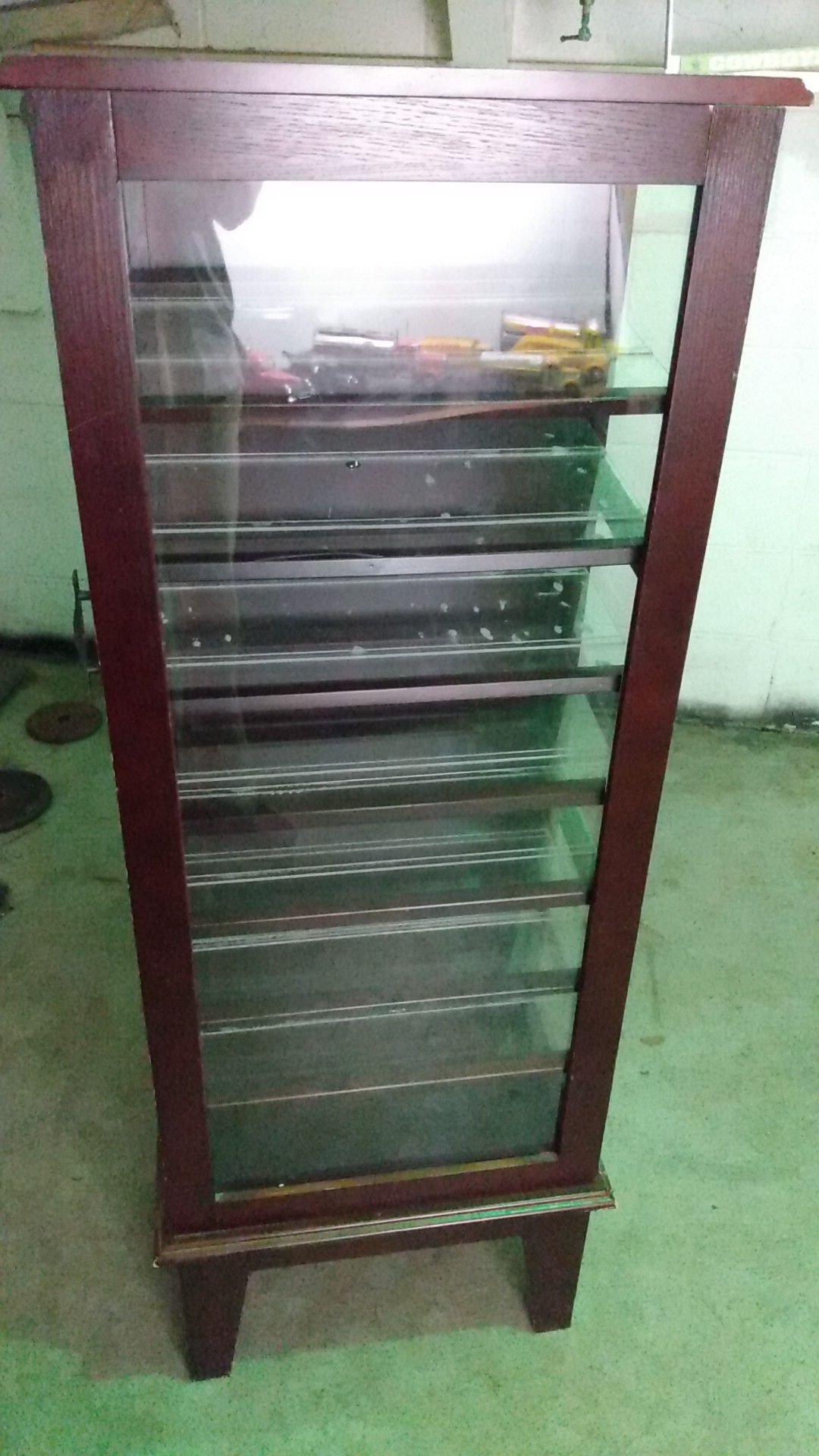 Display case for cars or trucks or