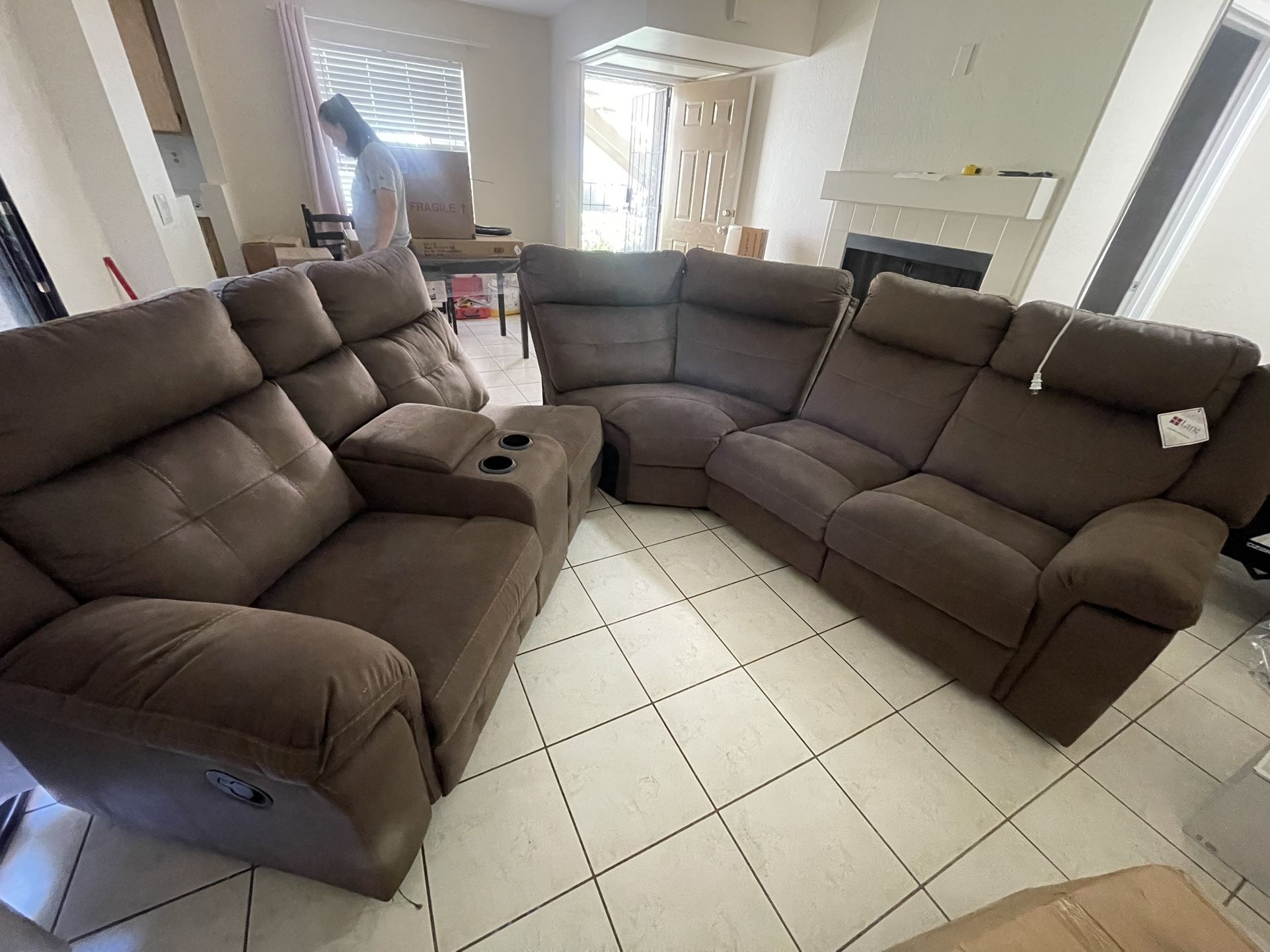 Sectional Recliner Couch
