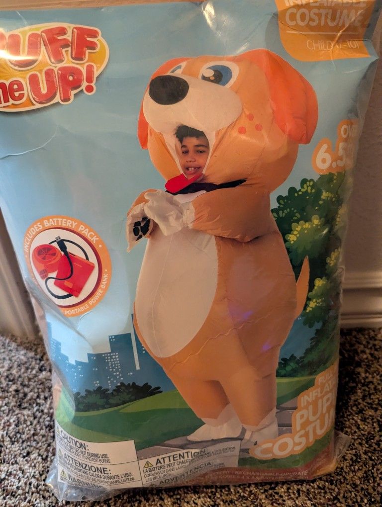 Inflatable puppy dog Costume