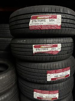 4 New 215/70/15 Landspider Installed And Balanced 