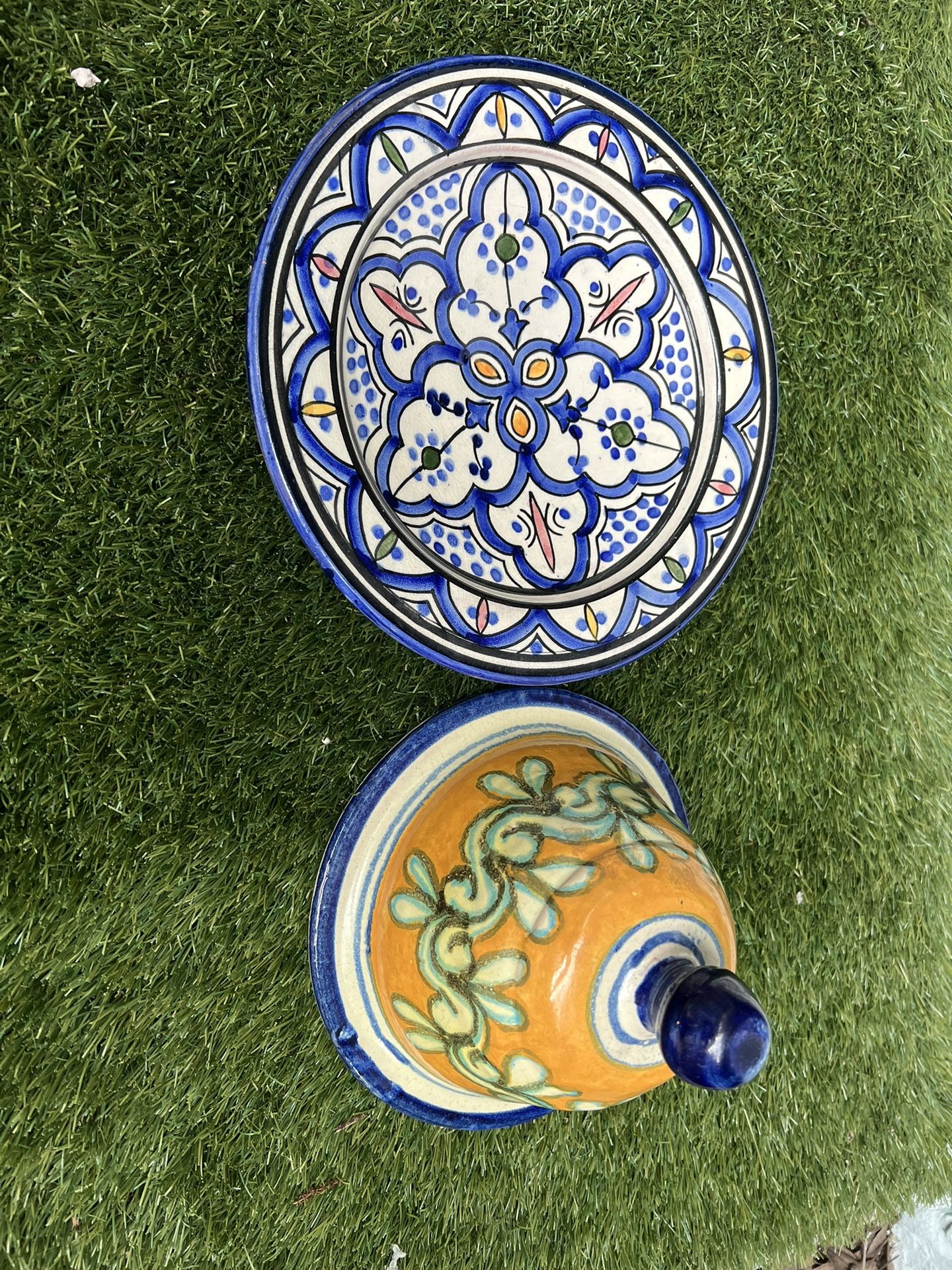 Moroccan Tangie Pot Ceramic