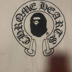 chrome heart shirt bape